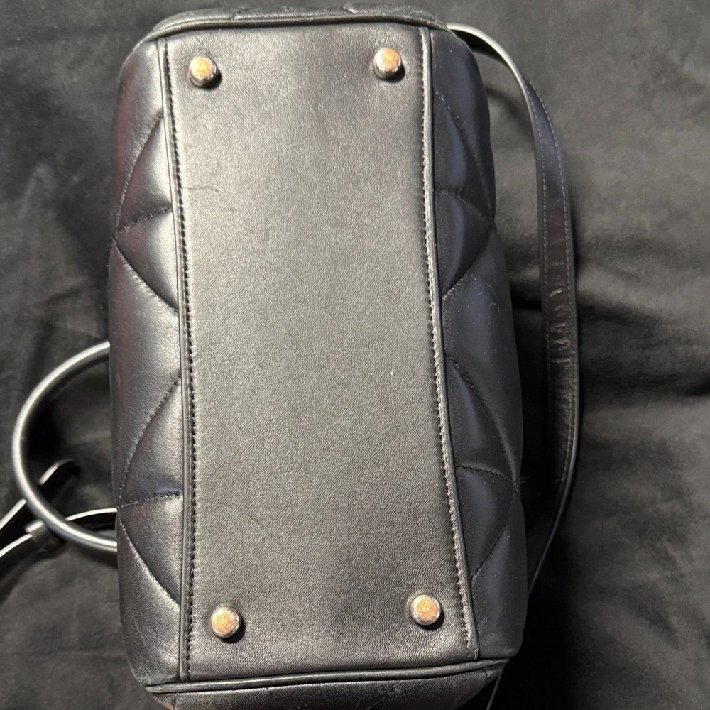 Coach Black Quilted Satchel - Picture 3 of 7